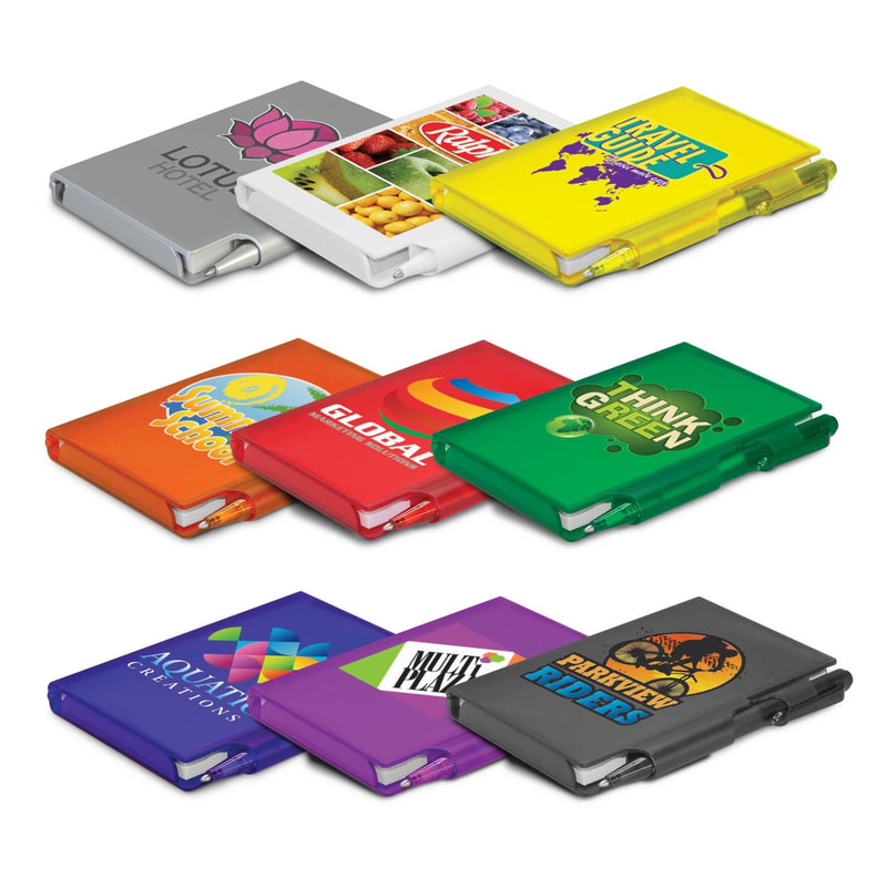 promotional compendiums and notebooks